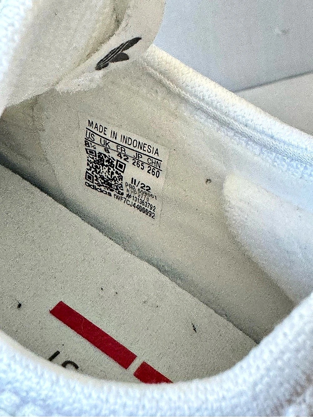 Adidas NMD S1 FS "Copa" White Red Blue Sneakers with Fusionskin Uppers - Sz 8.5 - Picture 8 of 10